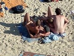 Public suck at beach