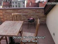 Czech Hunter brings you very intense free porn video where you can see how this Czech dude is ready to misbehave on the rooftop while assuming very hot positions.