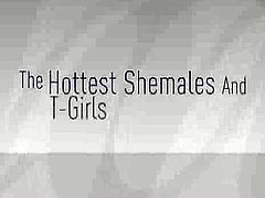 It's about time we threw the man out of the mix. Ming and Nine know what they want, and it's strictly tgirl - no men allowed. They've teamed up for a hot video showing mutual appreciation for the shemale form and look amazing on the couch, done up in gorgeous outfits and exploring each other's beautiful tits and bodies.