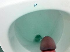 I cum in public toilet