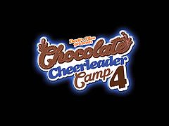 Devil's Film presents the Chocolate Cheerleader Camp 4 trailer and it features this playful ebony cheerleaders Kay Love, Armani Monae, Kira Noir and Lisa Tiffian as they got their tight black pussies fucked by big white cocks.