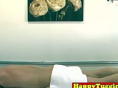 Happy Tugs brings you a hell of a free porn video where you can see how this naughty masseuse sucks and masturbates her client while assuming very naughty positions.