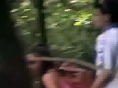 Amateurs Fucking COUPLE CAUGHT SEX IN THE WOODS!