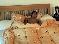 It is a three way cock sucking, butt fucking fest between this three asian twinks Simon, Nok and Rock as they continue their bareback fucking threesome session.