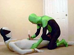 zentai heroes sucking