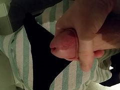at a friends house found his wife dirty panties
