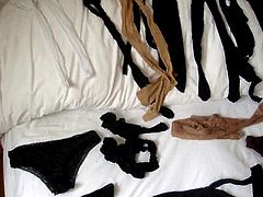 a small display of my assortment of panties, etc