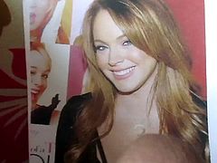 Lindsay Lohan Cum Tribute 5