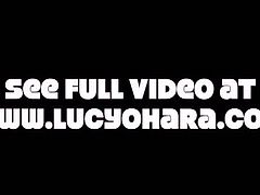 Lucy Ohara brings you a hell of a free porn video where you can see how this sexy redhead slut poses and masturbates for you while assuming very naughty positions.
