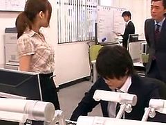 Bigtitted Office Worker From Japan has made love huge By Her chief