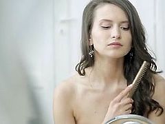 Alicia Monea fingers her wet pussy in solo before the camera. She moans like there is no stopping the fun with her alluring body that is very enticing and horny.