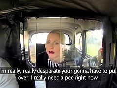 Sleaze Blonde plays in A Taxi And has shaged in Missionary Position