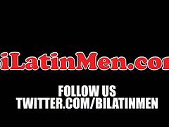 Bi Latin Men brings you very intense free porn video where you can see how this tattooed Latino stud strips and masturbates while assuming very naughty positions.