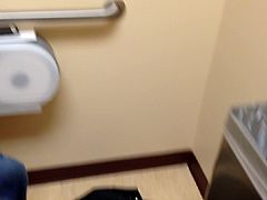 Sucks me in public toilet