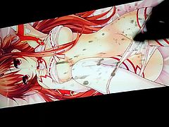 Asuna Yuki (Sword Art Online) Cum Tribute