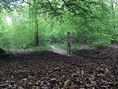 Naked walking path.