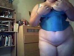 BBW Amateur Showing Herself on Cam