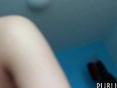 Euro slut flashes tits and fucked in exchange for cash