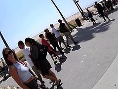Foot Fetish Street Pickup at Venice Beach