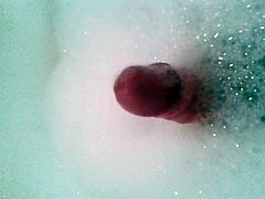 My cock in bath
