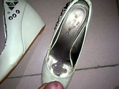 fuck neighbor's wedge heel