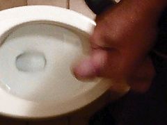 Soft Penis...Great Orgasm in the Restroom at Work