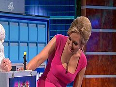 Rachel Riley - Sexy Figure - Pert Tits Busting Out