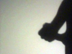 Hot shadow play masturbating