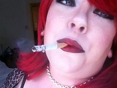 Lipstick, Smoke & PVC! BBW Domme Fetish