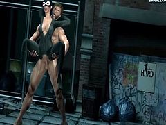Woiverine Loves Catwoman 3D HD smplace.com