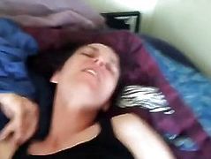 Dirty Talking Girl Gets A Dick Orgasm