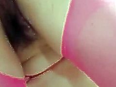 Naka Nakajyo in pink lingerie is fucked
