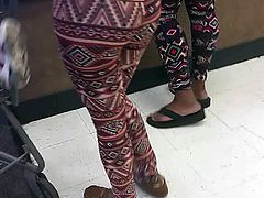 Walmart teen in leggings