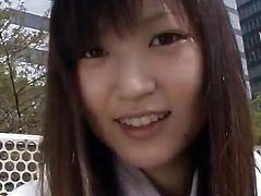 Ryo Asaka starts touching her vag in the shower