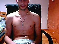 Handsome Greek Str8 Boy With Big Cock,Sexy Fit Ass On Cam