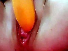 BBW With Buttplug Fucks Her Squirting Pussy