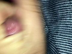 Up close cum shot