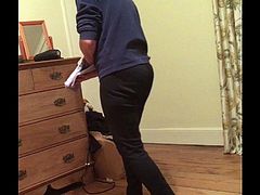 wife's routine, part 1 - undressing