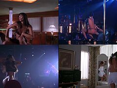 Demi Moore Striptease Scenes Split Screen Compilation