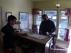 Blow job in a motel