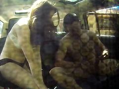 Eva Sedonna is in a van and she is having a sexy time. The driver is getting a blow job while the camera is rolling and filming the two people getting off.