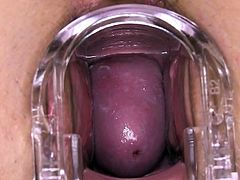 Beautiful portuguese model Leila gaping hole