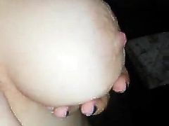 Bulgarian teen girl sucks and plays with nipples