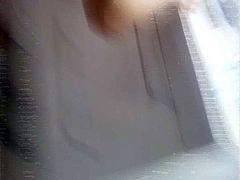 voyeur big tit girl before and after shower on a spy cam 2