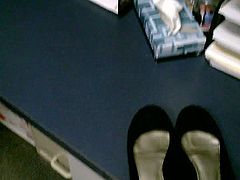 Cumming to a girl shoes flats it felt so good