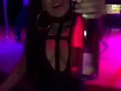 Big booty strippers shake their tits and ass!