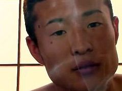 Takumi handjob cum & pissing in the shower