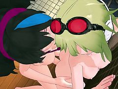 MMD Two Cuties One Special Massage GV00105