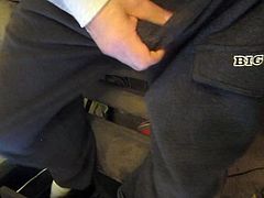 under my sweat pants today