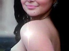 Ariel winter spit and cum tribute